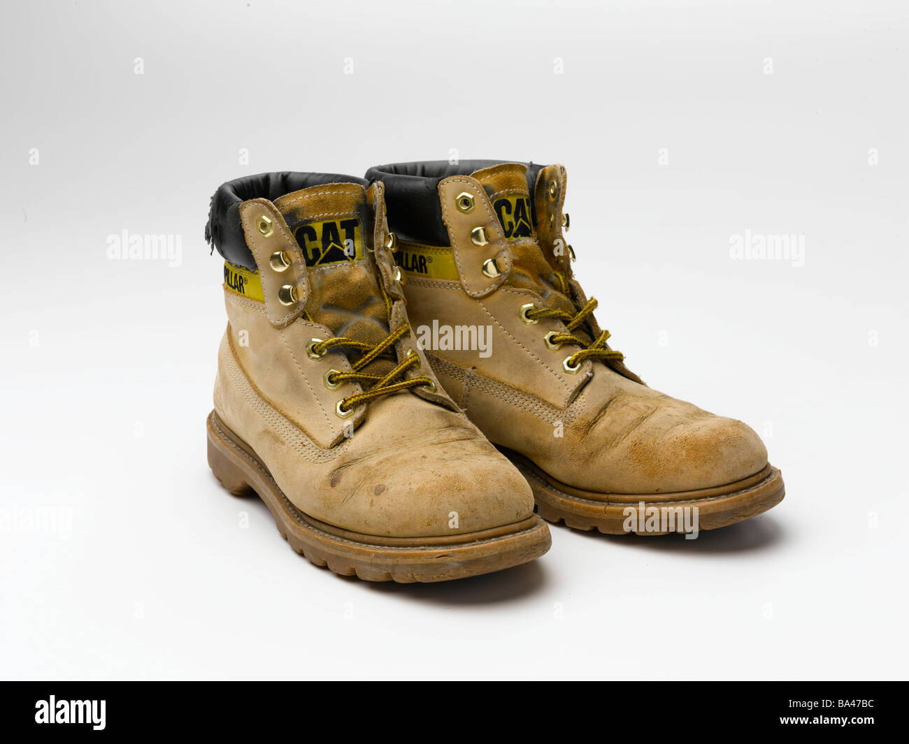 Bottes en cuir ancien Banque D'Images