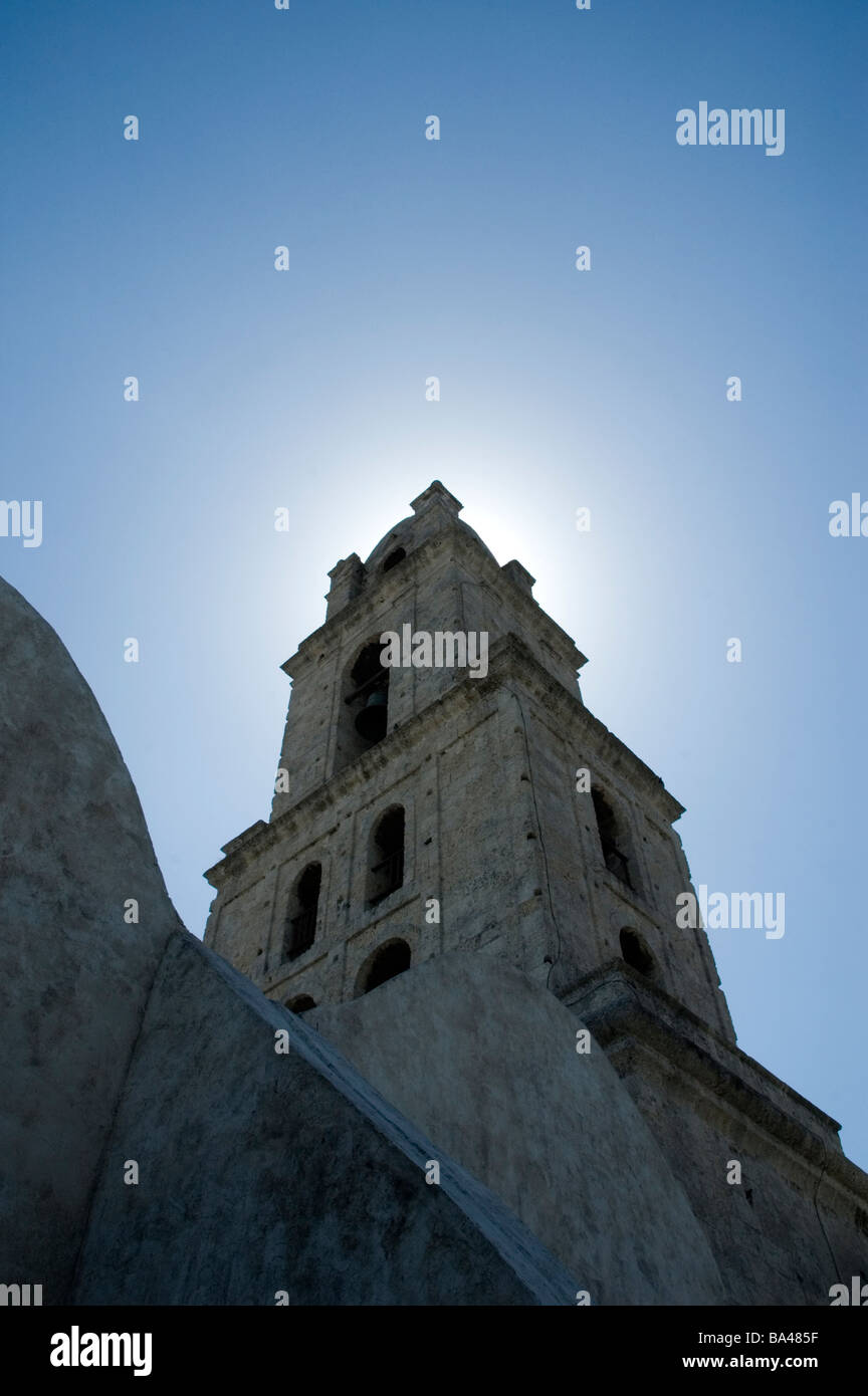 CUBA La Havane Tour de la Basilique de Saint François d'Asisi San Francisco de Asis Mars 2009 Banque D'Images
