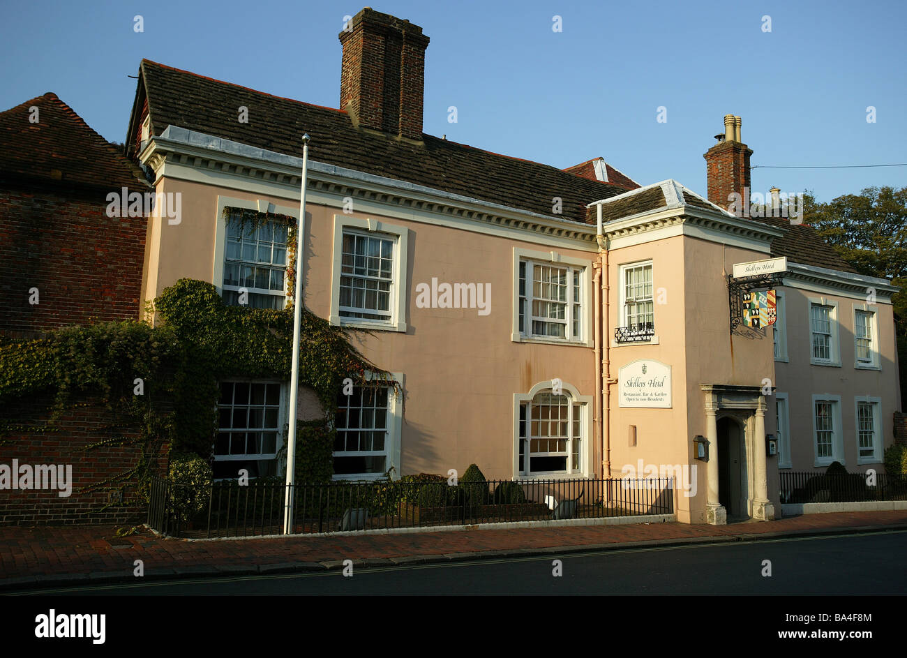 Le Shelley's Hotel, Lewes, East Sussex. UK. Banque D'Images