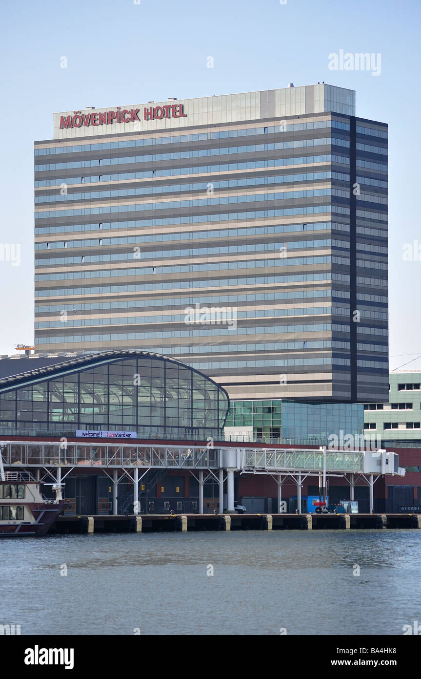 Le nouveau Movenpick Hotel à Amsterdam. Banque D'Images