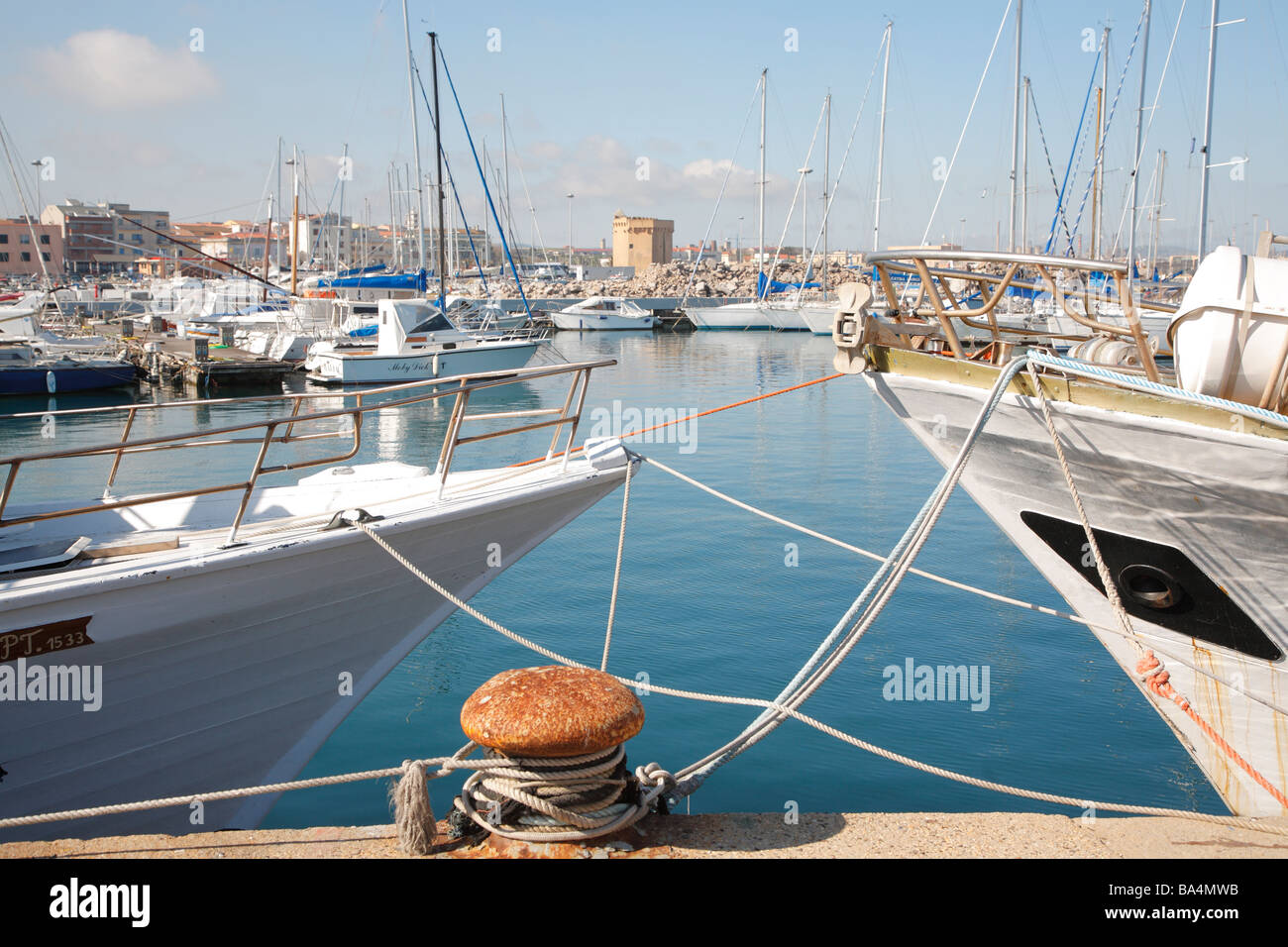 Porto Torres, en Sardaigne, Italie Banque D'Images