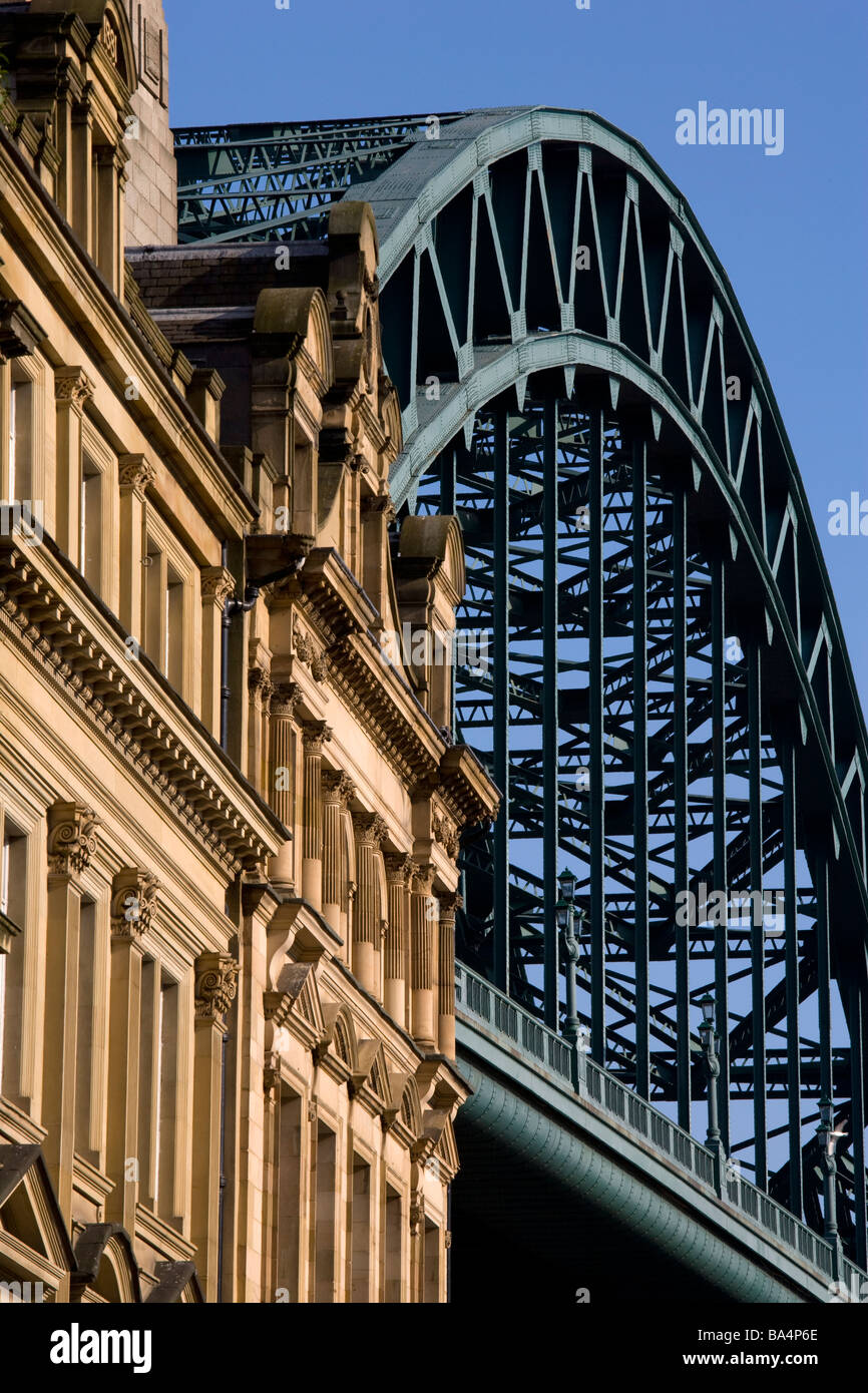 Tyne Bridge, Newcastle, Gateshead, Angleterre Banque D'Images