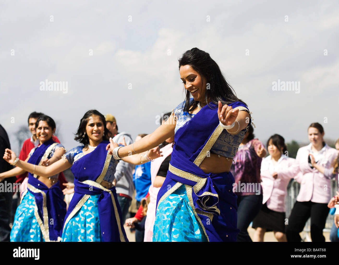 Danse indienne Banque D'Images