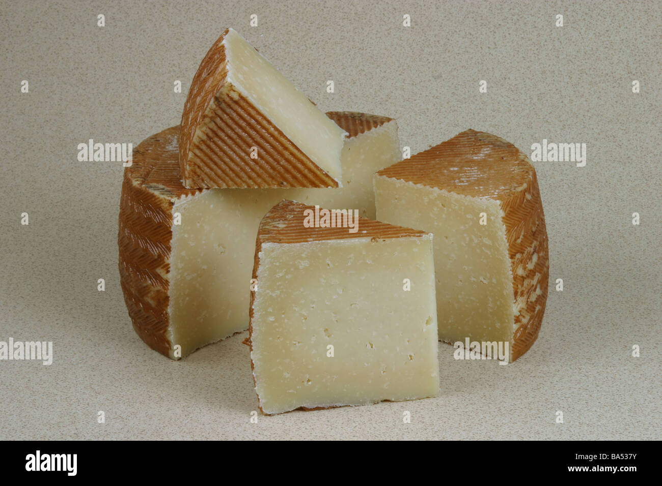 Fromage Parmesan Manchego Banque D'Images