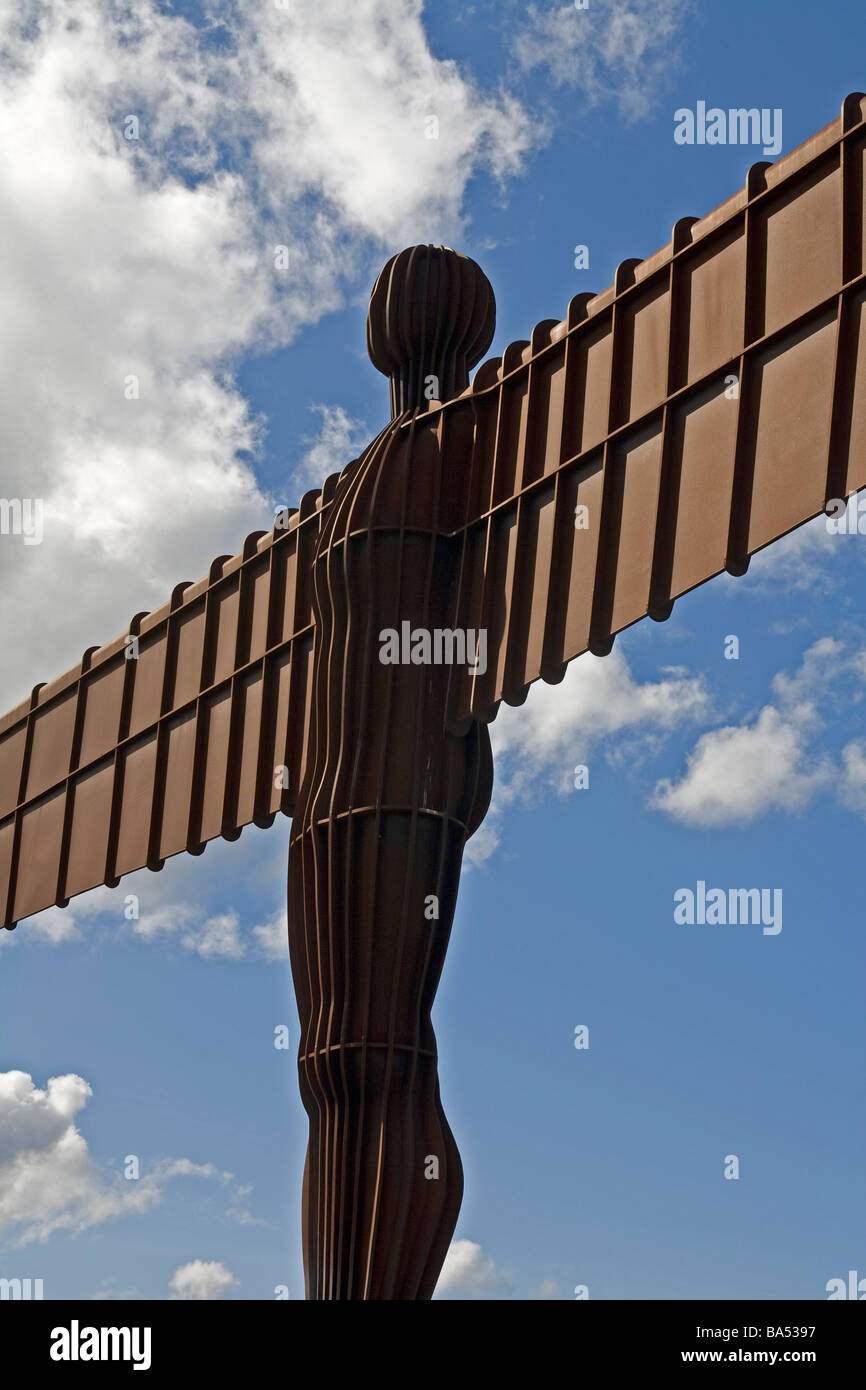 L'Ange du Nord sculpture à Gateshead, Tyne & Wear Banque D'Images