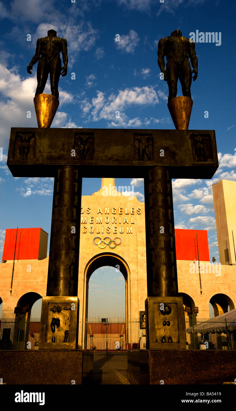 - Jeux Olympiques de la Memorial Coliseum Banque D'Images