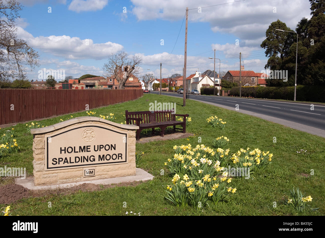 'Holme sur Spalding Moor','East Riding', Yorkshire, Angleterre,' 'Grande-bretagne' 'Royaume-Uni' Banque D'Images