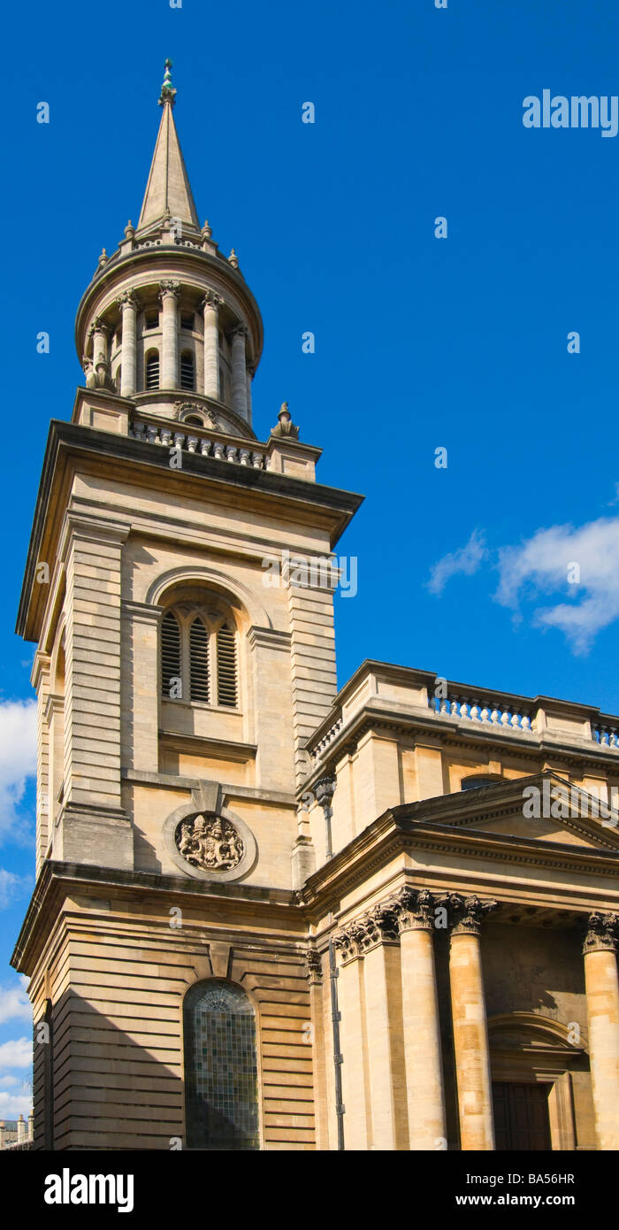 Oxford, Angleterre, Royaume-Uni. Lincoln College Library (1706-08 - à l'origine All Saints Church) Banque D'Images