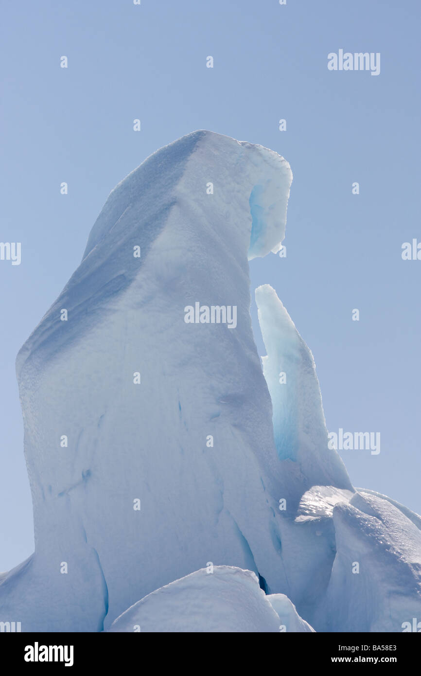 La formation d'icebergs dans Snow Hill Island, l'Antarctique dans la mer de Weddell Banque D'Images