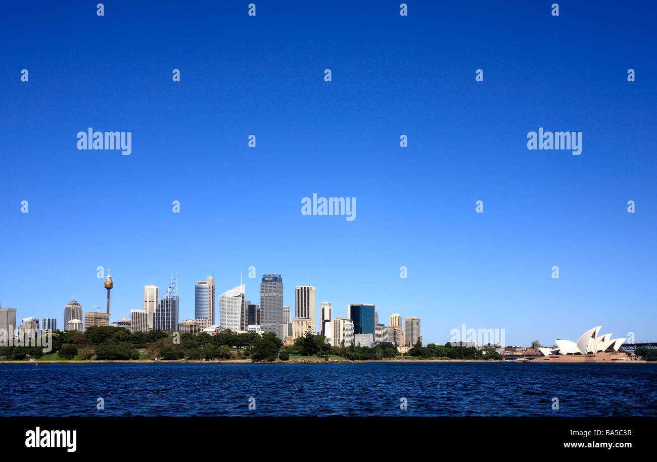 Les toits de Sydney et l'Opéra Banque D'Images