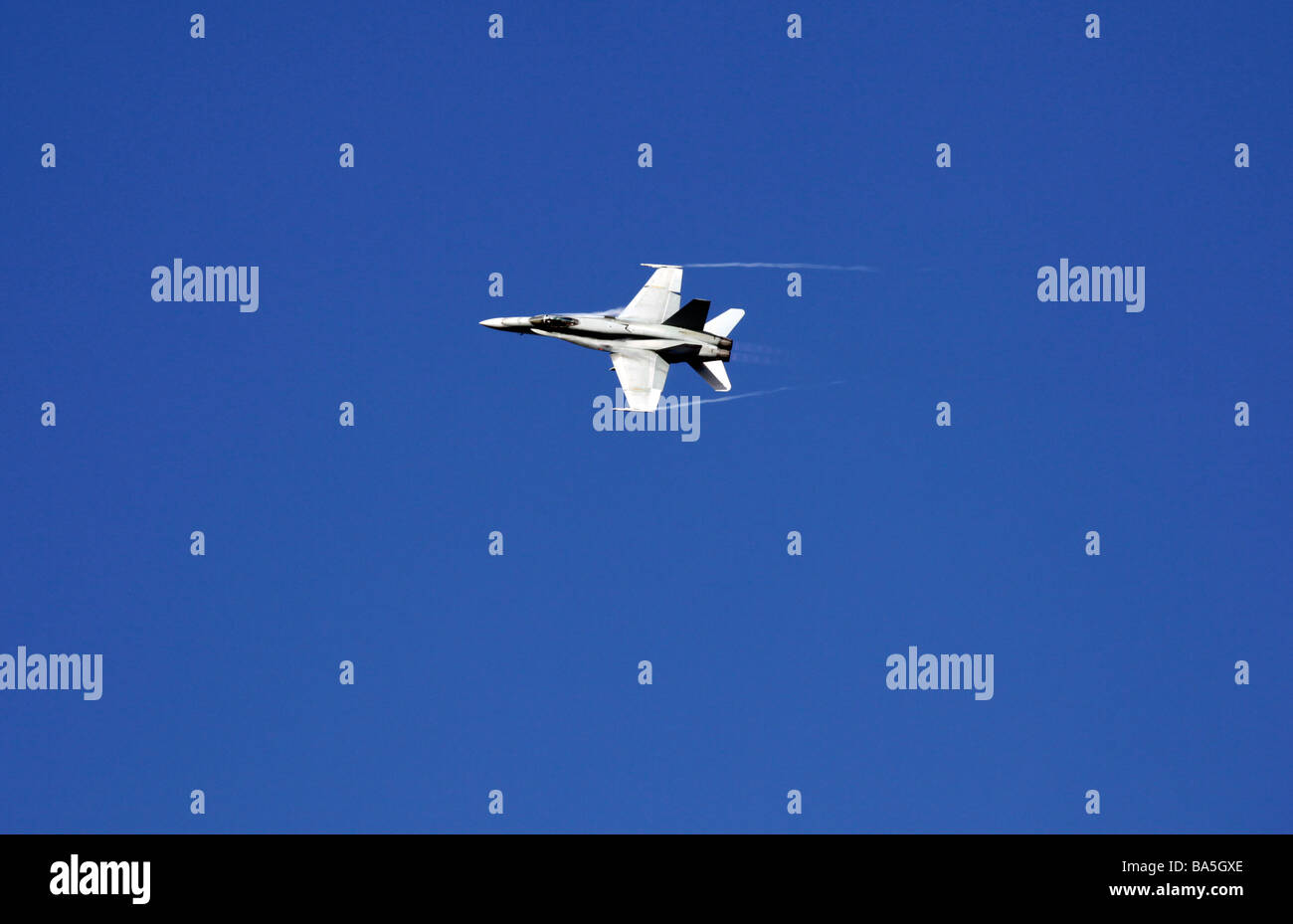 RAAF F/A-18 Jet à la Grand Prix de Melbourne, 2009 Banque D'Images