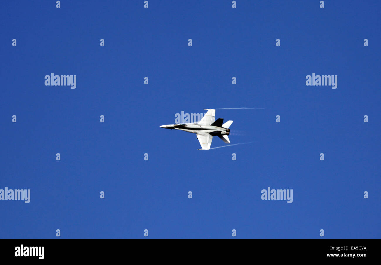 RAAF F/A-18 Jet à la Grand Prix de Melbourne, 2009 Banque D'Images