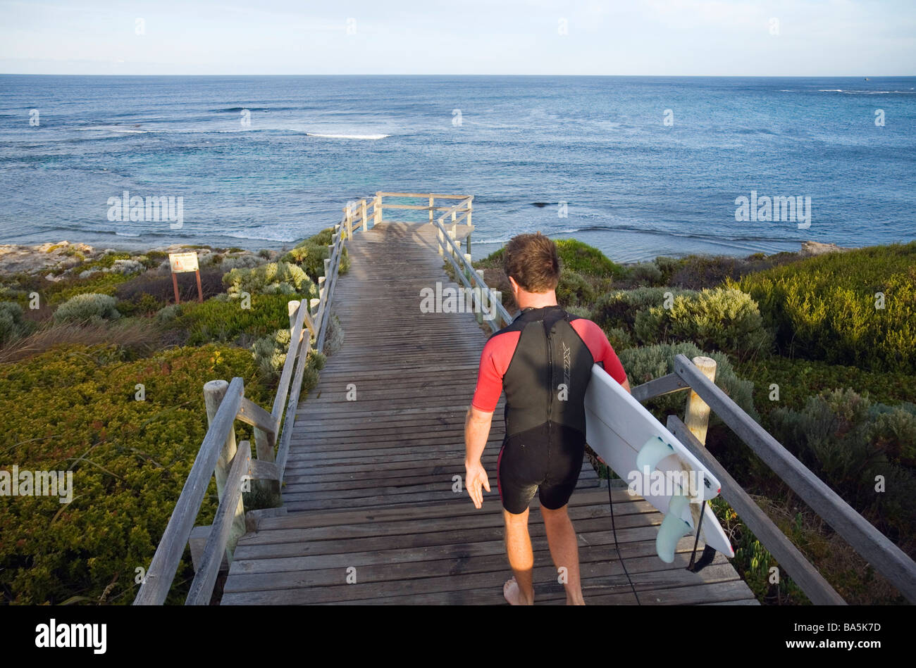 Surfer's Point, connue localement sous le nom de Margaret's. Margaret River, Parc National Leeuwin-Naturaliste, Western Australia, Australia Banque D'Images