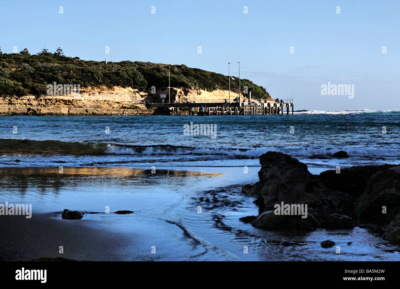 Jetée de Port Campbell Victoria Australie Banque D'Images