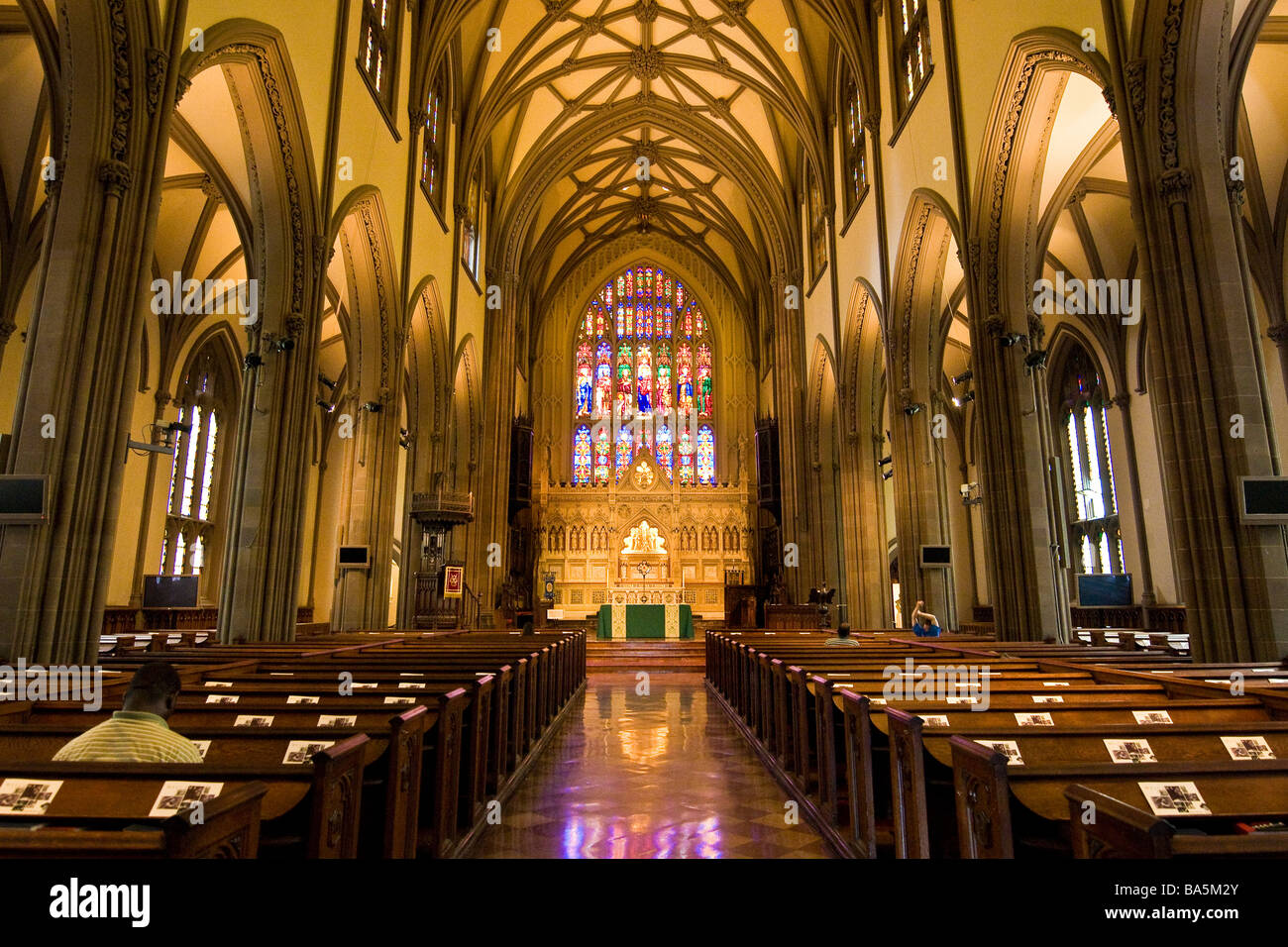 L'intérieur de l'église Trinity Manhattan New York United States of America Banque D'Images