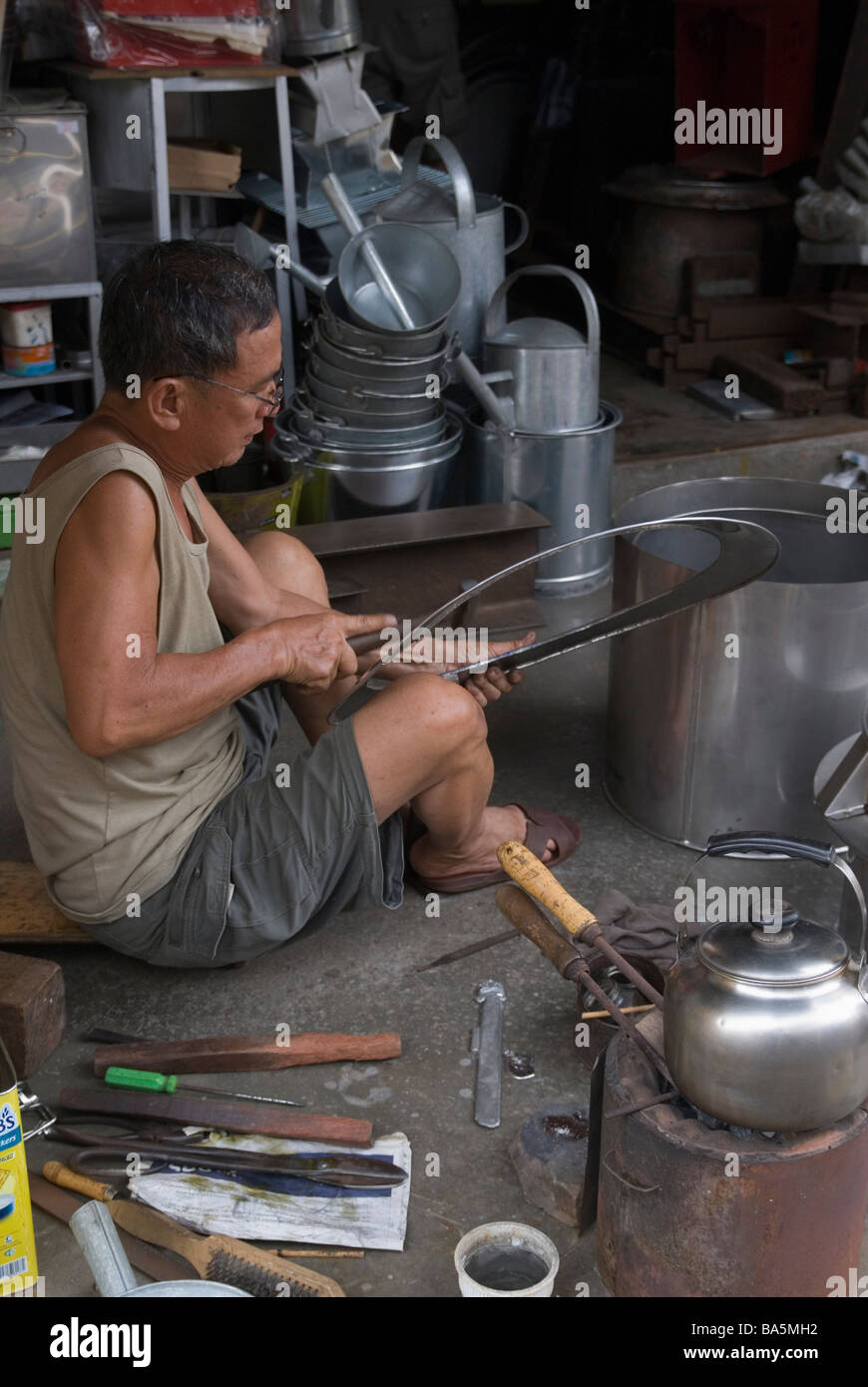 Métallier, Melaka, Malaisie Banque D'Images