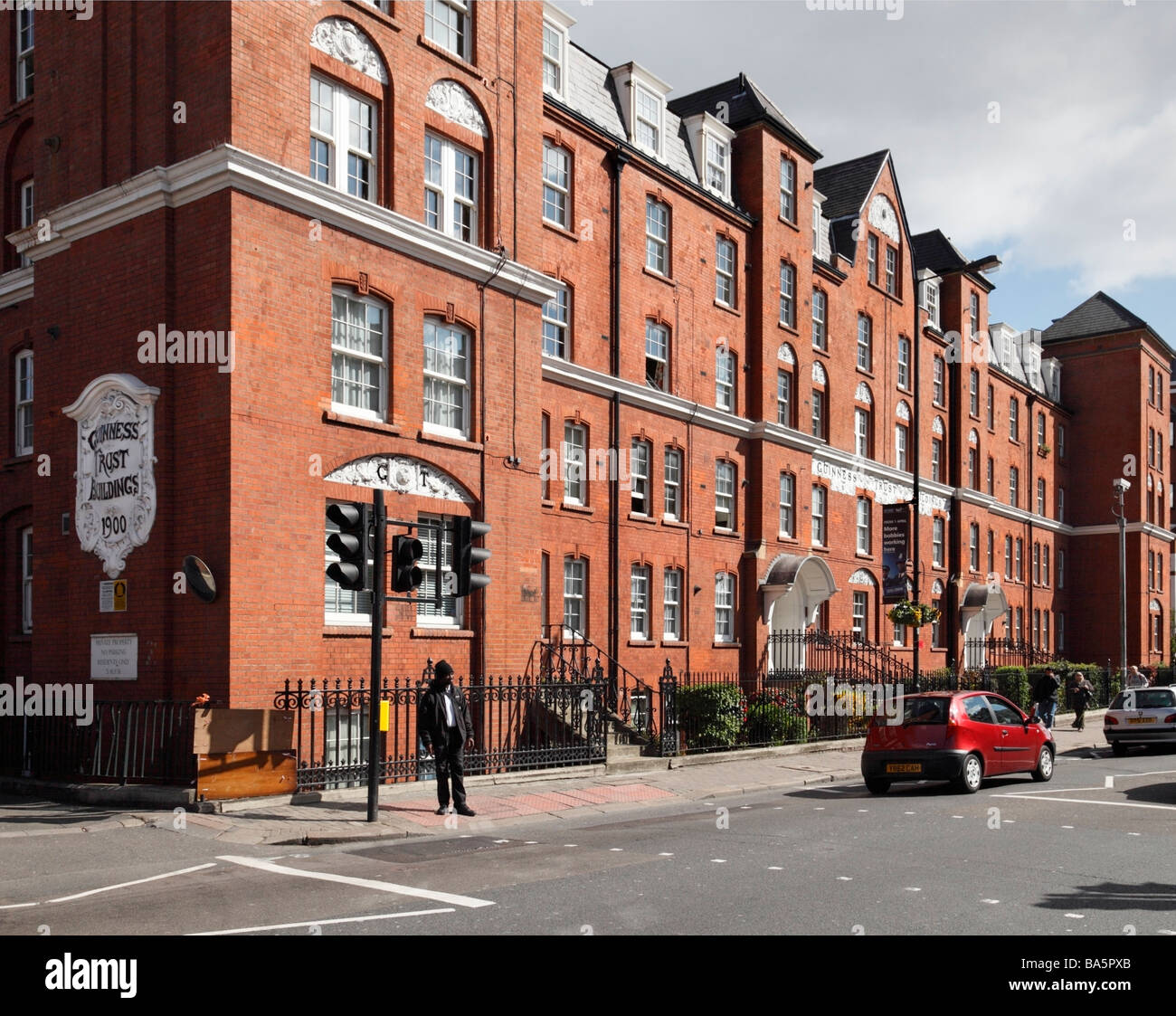 Le Guinness de confiance, Fulham Palace Road 75015 West London England UK Banque D'Images
