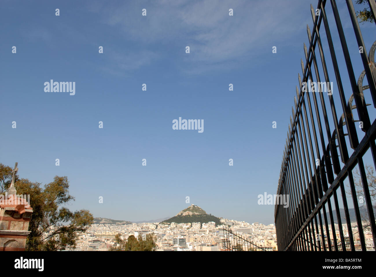 COLLINE DE LYCABETTUS Banque D'Images
