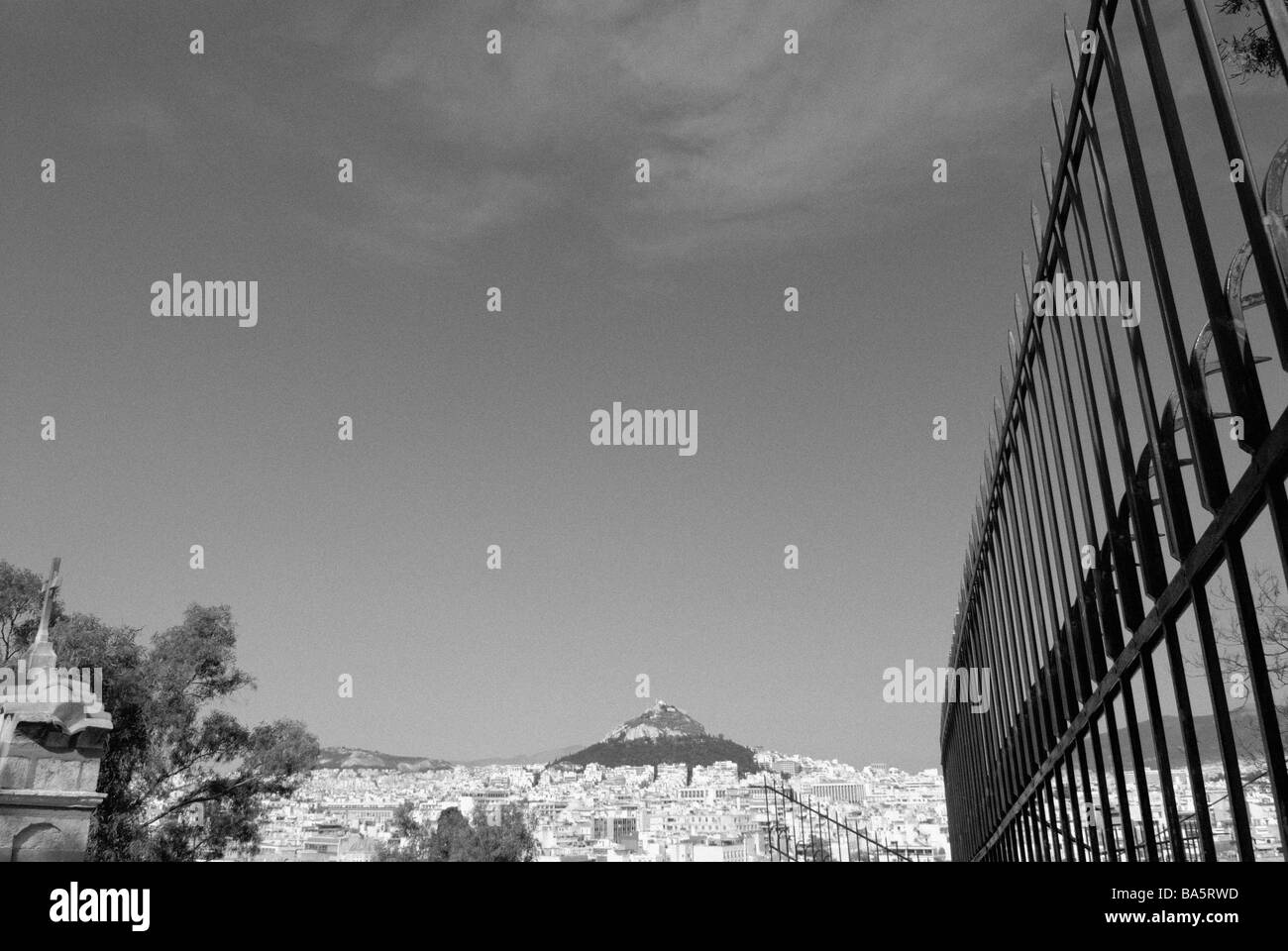 COLLINE DE LYCABETTUS Banque D'Images