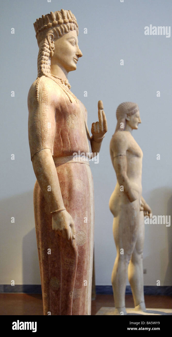 National museum athens kouros Banque de photographies et d’images à