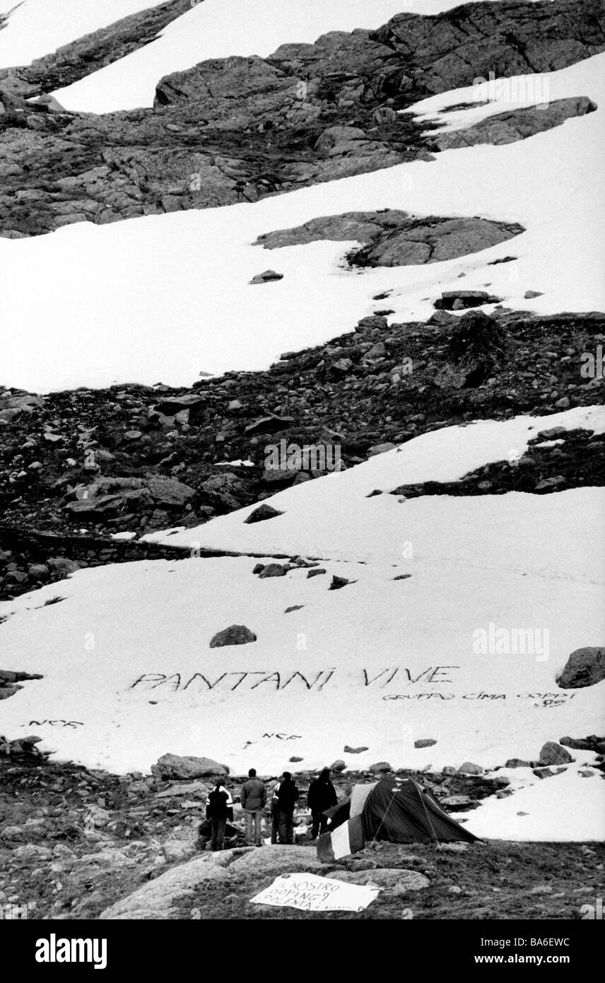 Gavia pass giro d italia Banque D'Images