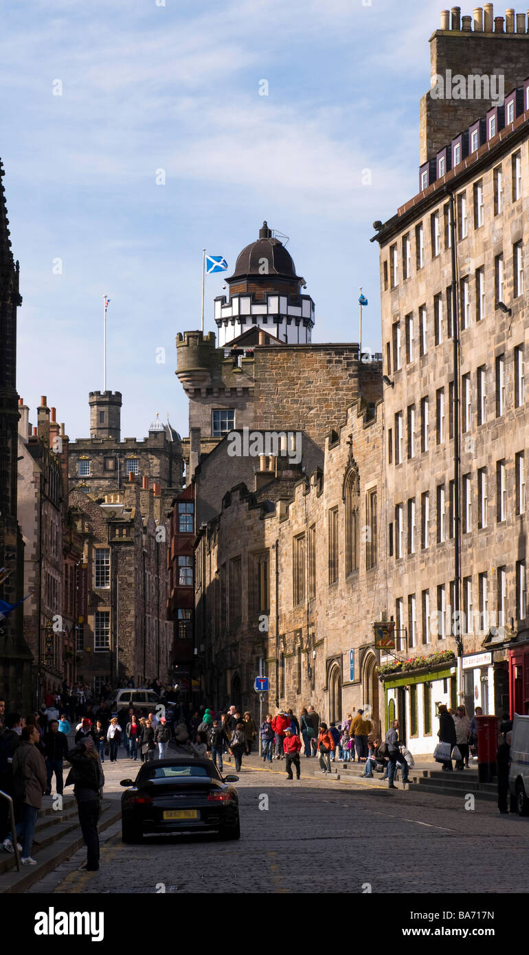 Ville du Royal Mile d'Édimbourg Banque D'Images