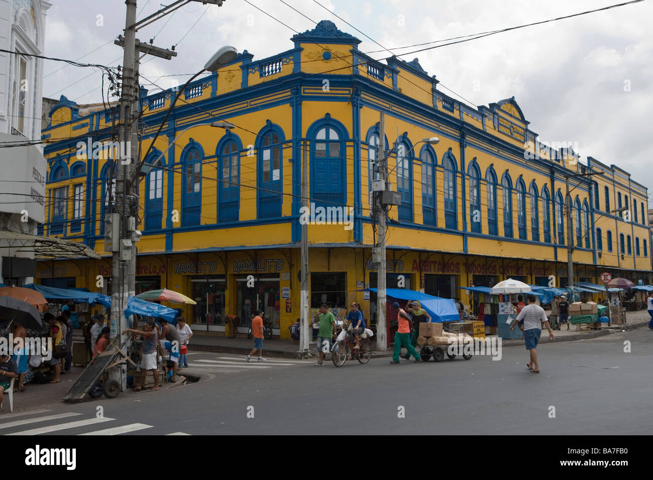 Le centre-ville de Belém, Belem, Para, Brésil, Amérique du Sud Banque D'Images