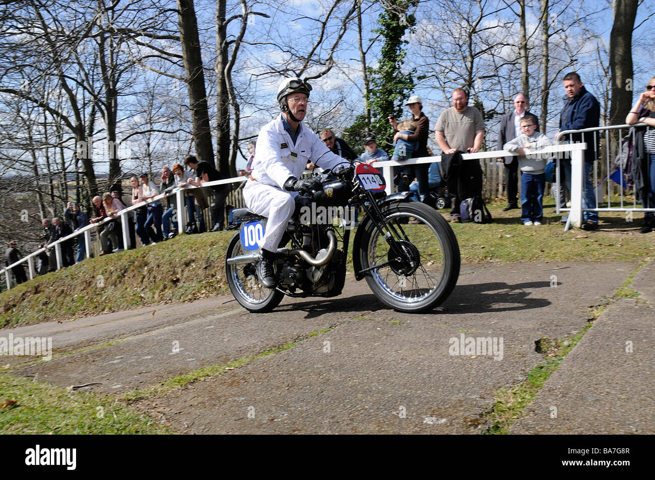 Test de Brooklands Hill Centenary event 22 03 2009 Sprint 1938 SJA Banque D'Images