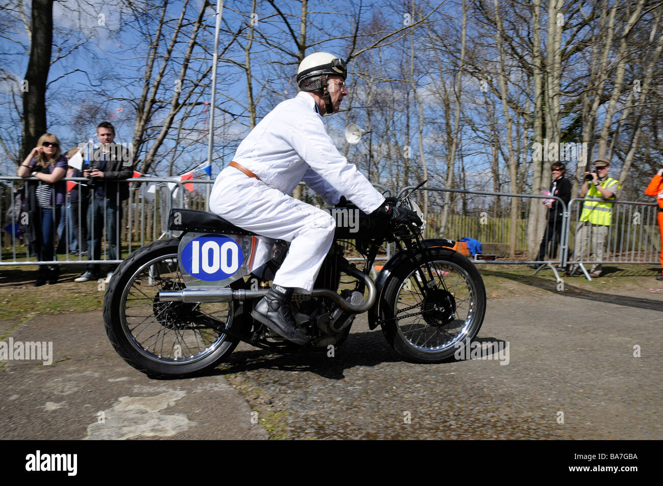 Test de Brooklands Hill Centenary event 22 03 2009 Sprint 1938 SJA Banque D'Images