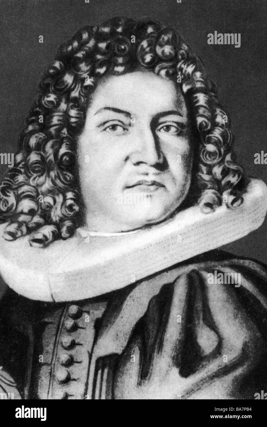 Bernoulli, Jacob I., 6.1.1655 - 16.8.1705, mathématicien suisse, physicien, portrait, Banque D'Images