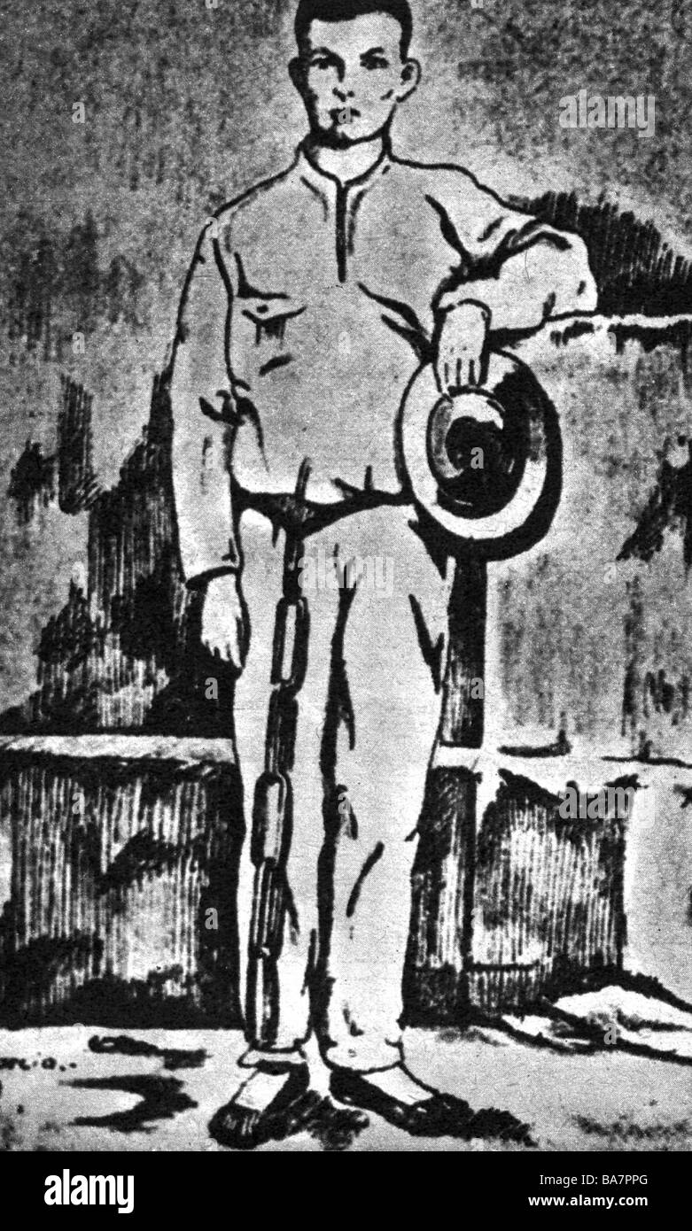 Marti, José, 28.1.1853 - 19.5.1895, auteur/écrivain cubain (poète) et héros national, pleine longueur, dessin, , Banque D'Images