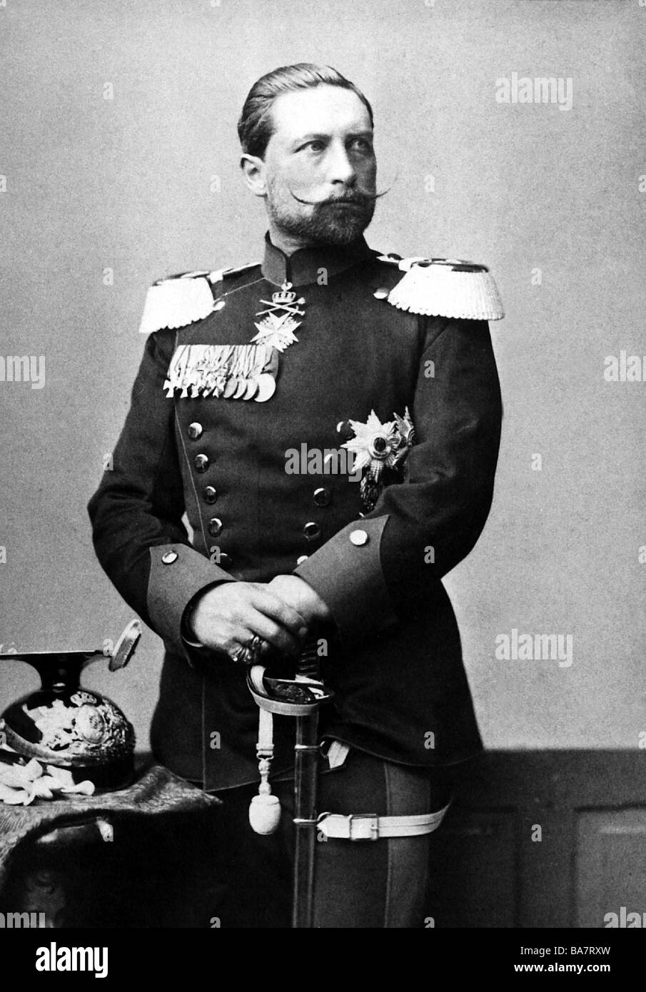 William II, 27.1.1859 - 4.6.1941, Empereur allemand 15.6.1888 - 9.11.1918, demi-longueur, uniforme du premier Lancers bavarois, photographie de Franz Hanfstaengl, Munich, 8.9.1891, Banque D'Images