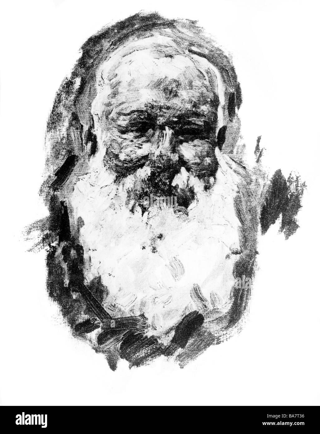 Monet, Claude, 14.2.1840 - 6.12.1926, artiste français, autoportrait, peinture, début des années 1920, Banque D'Images