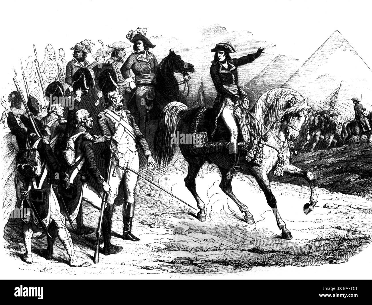Soldat CBG Mignot - 1er Empire - Campagne D'Egypte - Méhariste - 60mm - Plomb Peint