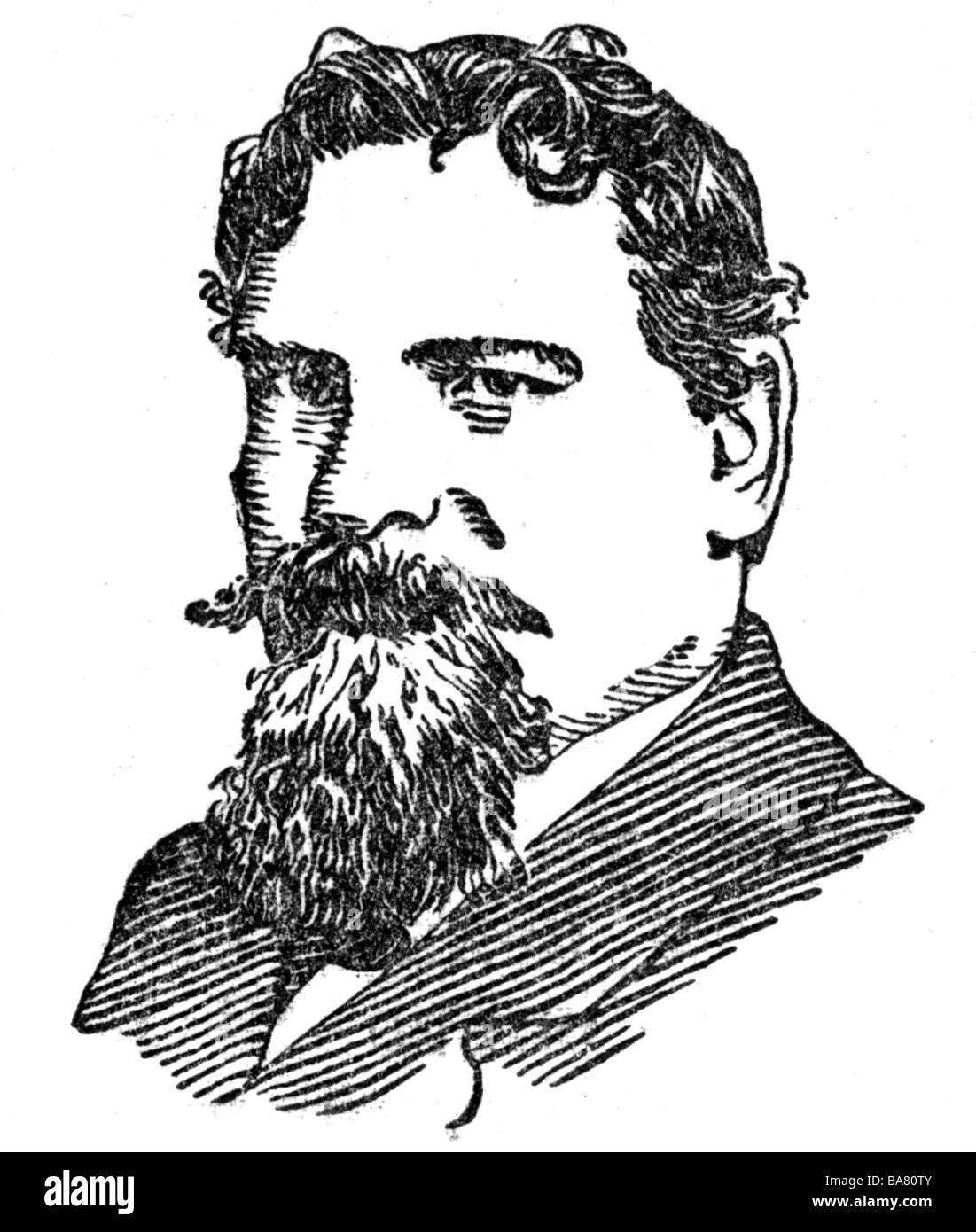 Fibich, Zdenek (Zdenko), 21.12.1850 - 15.10.1900, compositeur tchèque, musicien, dessin, XIXe siècle, artiste inconnu, , Banque D'Images