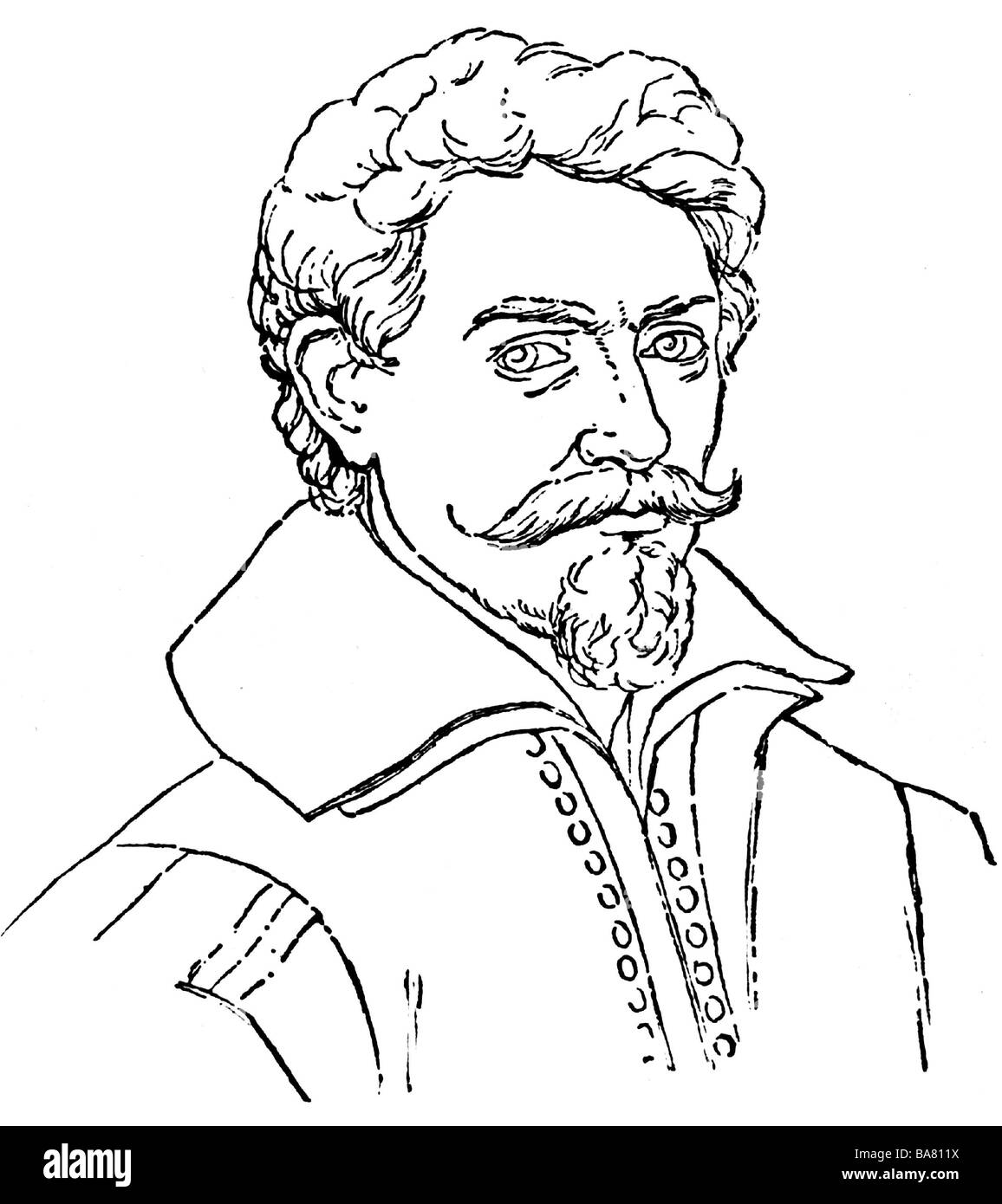 Elsheimer, Adam, 18.3.1578 - 11.12.1610, peintre et graveur allemand, portrait, gravure en bois, XIXe siècle, Banque D'Images