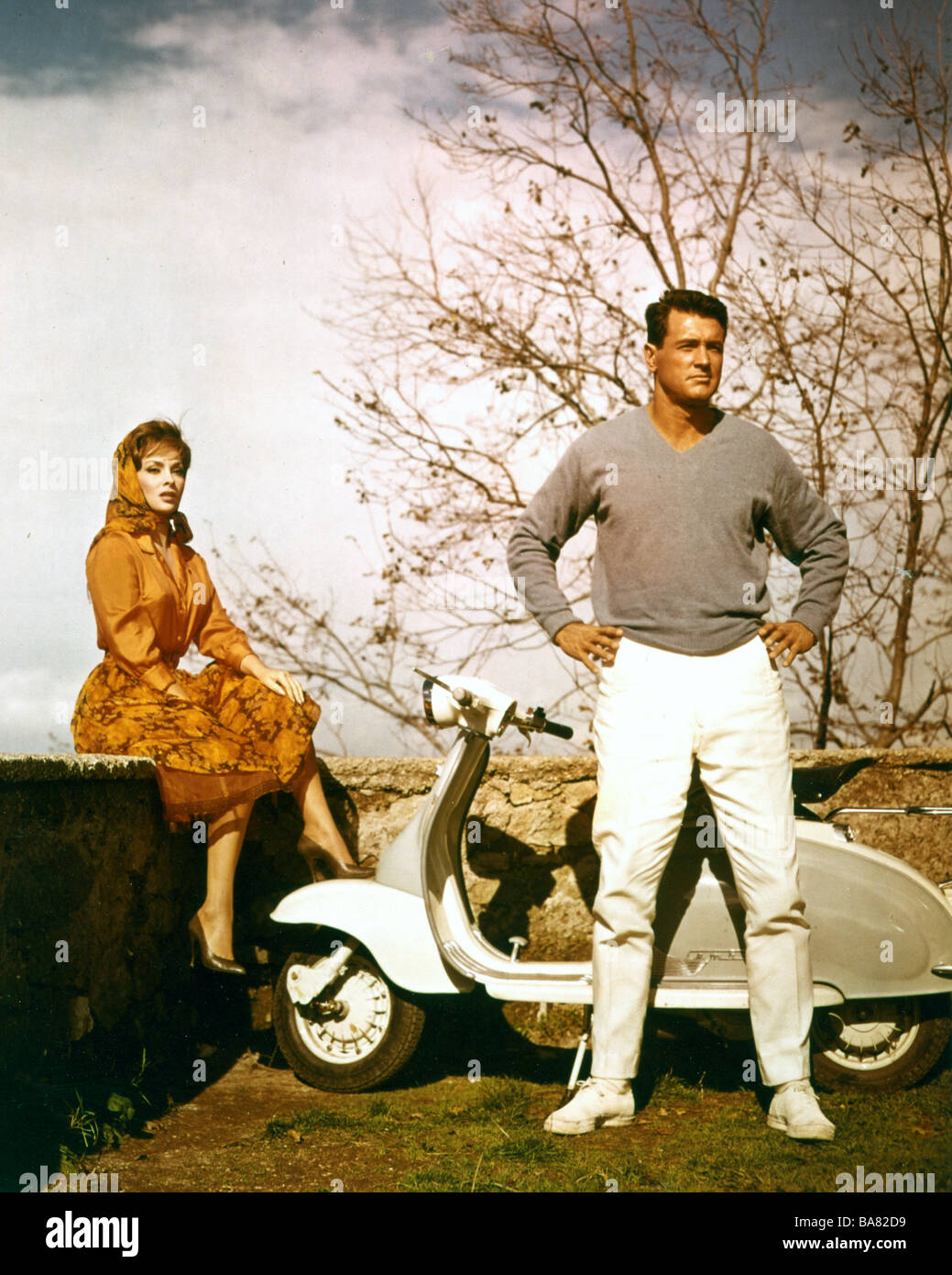 Au mois de septembre 1961 film universel avec Gina Lollobrigida et Rock Hudson Banque D'Images