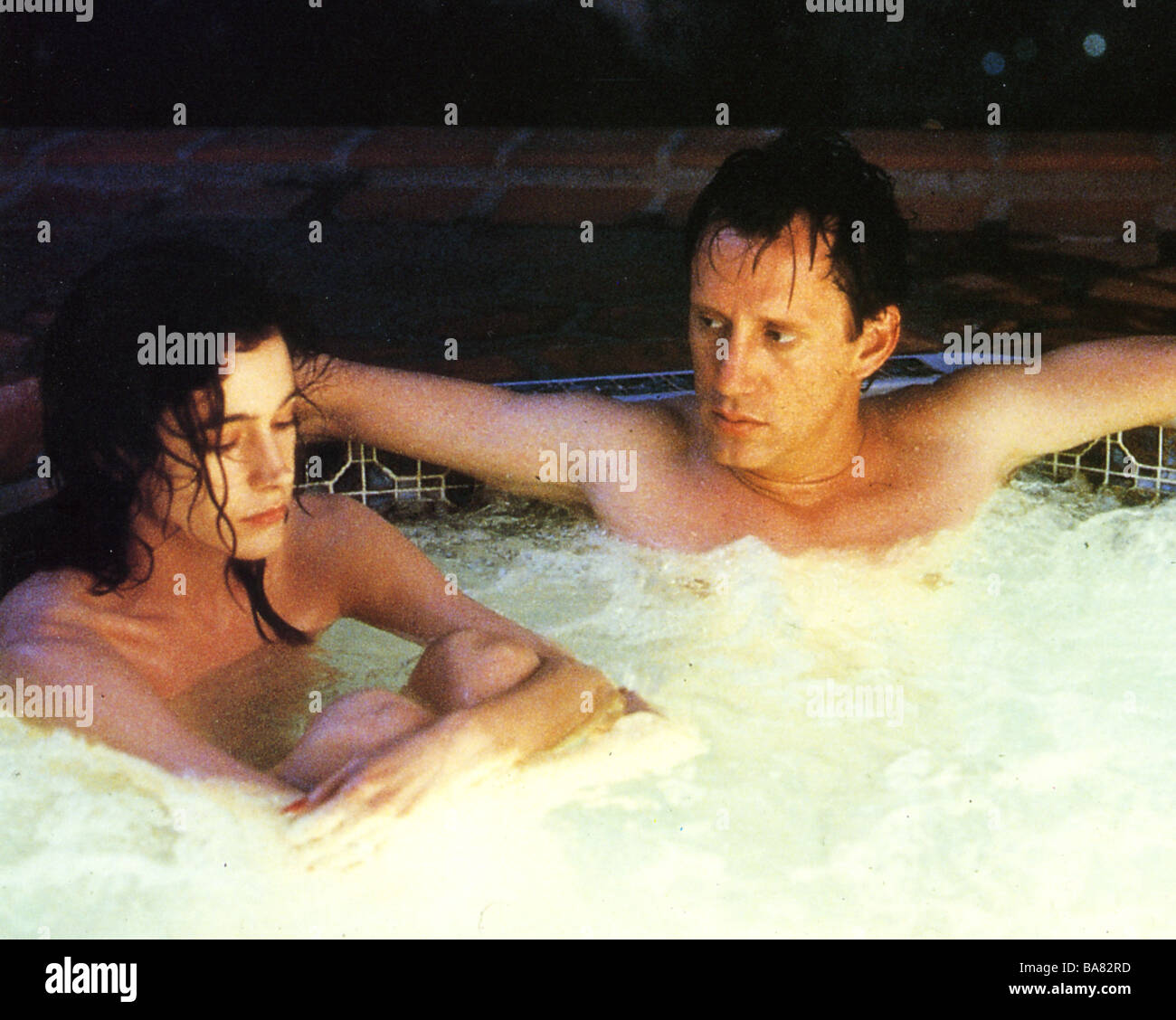 Le coup de pouce 1988 Hemdale film avec James Woods et Sean Young Banque D'Images