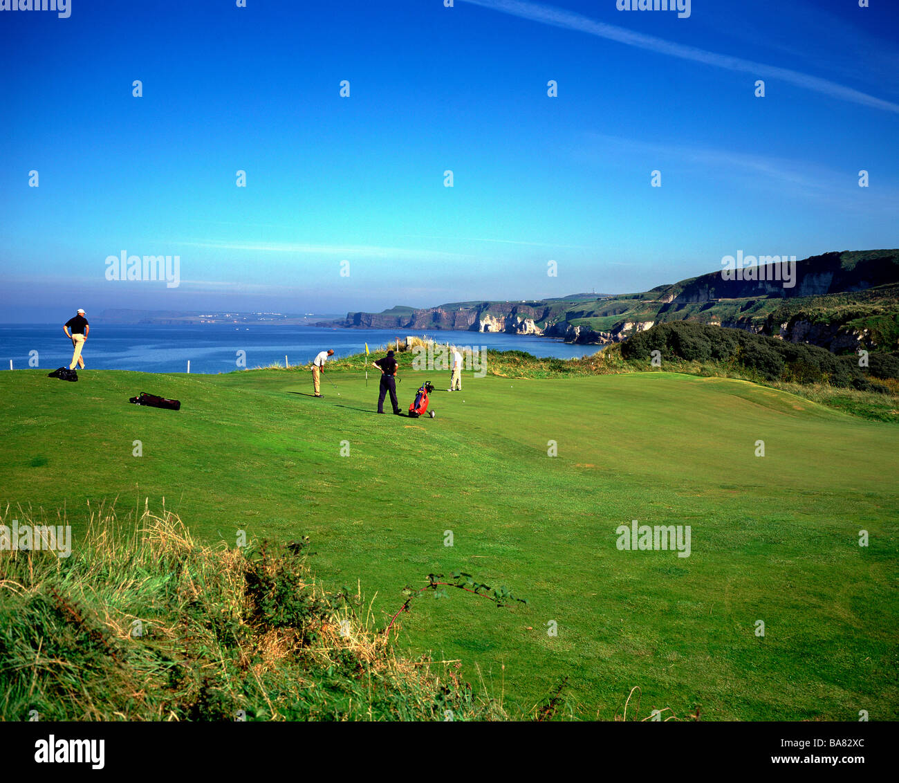 Parcours de golf Royal Portrush Co Antrim Irlande du Nord Banque D'Images