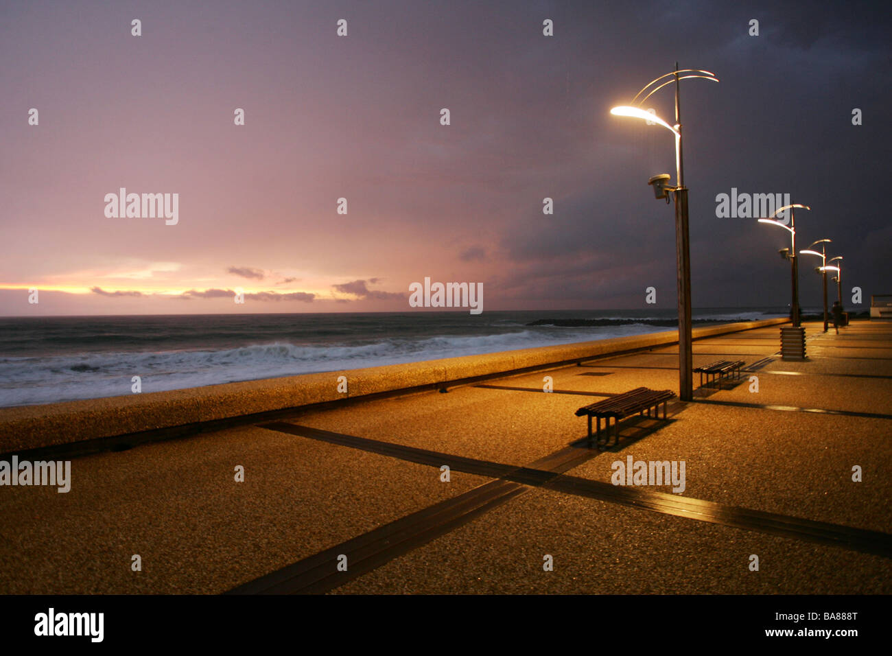 Anglet (64) : Promenade des sables d'or' Banque D'Images