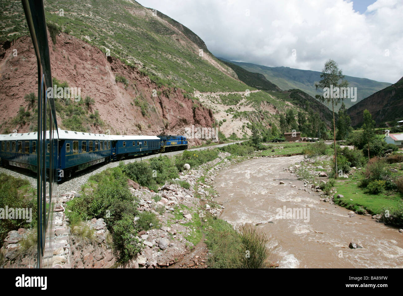 Pérou : le train Hiram Bingham Banque D'Images