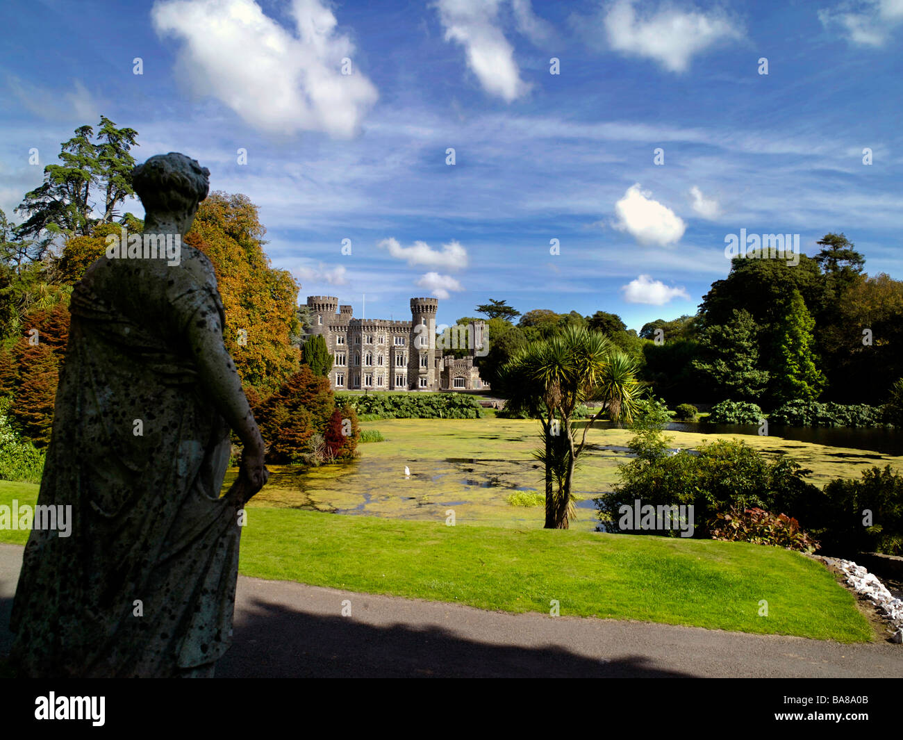 Le Château de Johnstown en Irlande Wexford Wexford town Banque D'Images