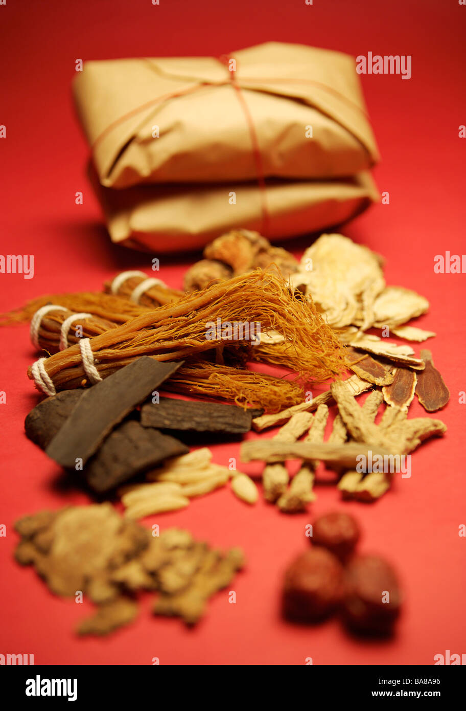 Chinese herbal medicine Banque D'Images