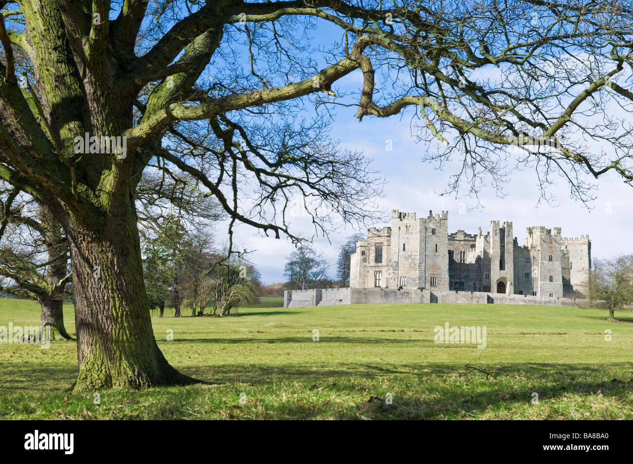 Raby Castle dans le comté de Durham Northumberland England Banque D'Images