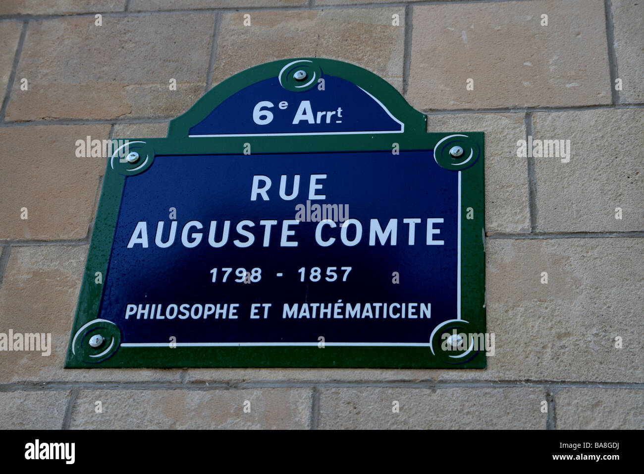 Rue auguste comte Banque de photographies et d’images à haute