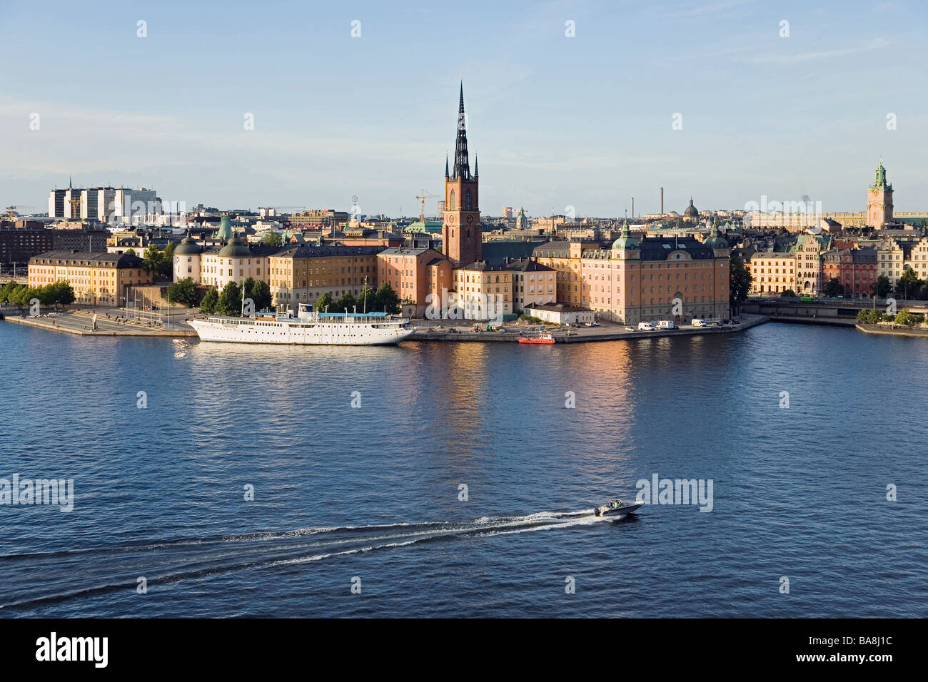 Stockholm, Suède. L'île de Riddarholmen, cathédrale Riddarholmskyrkan Banque D'Images