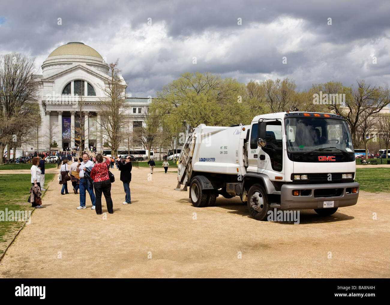 Camion à ordures - USA Banque D'Images