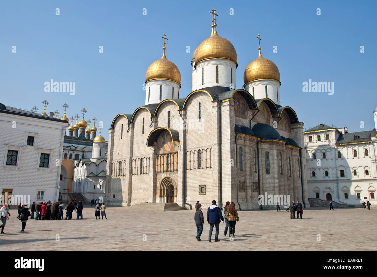Cathédrale de l'Assomption, Kremlin, Moscou, Russie Banque D'Images