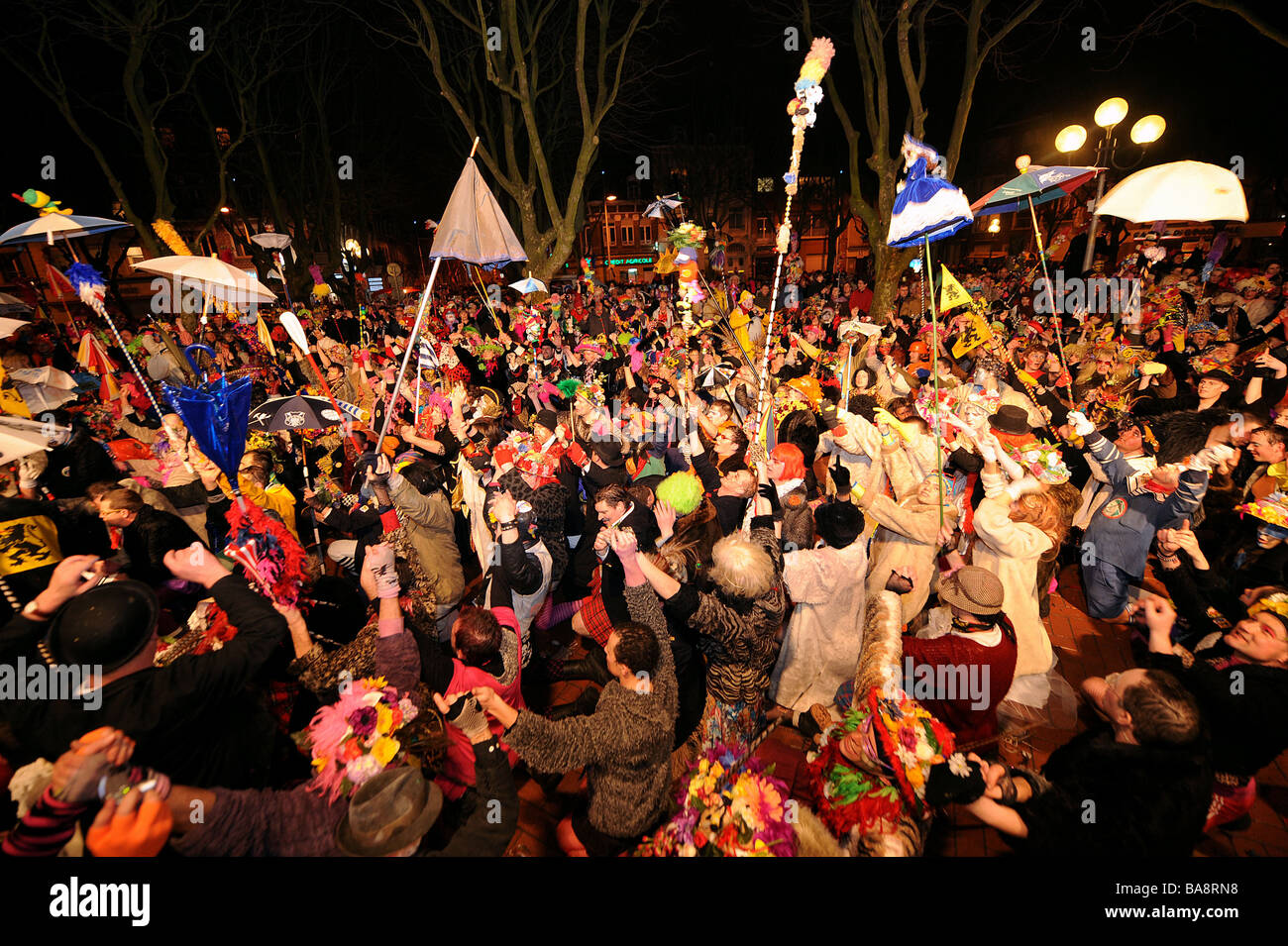 Carnaval de Dunkerque 2009 : Défilé de la "bande de Malo-les-Bains (59) Banque D'Images