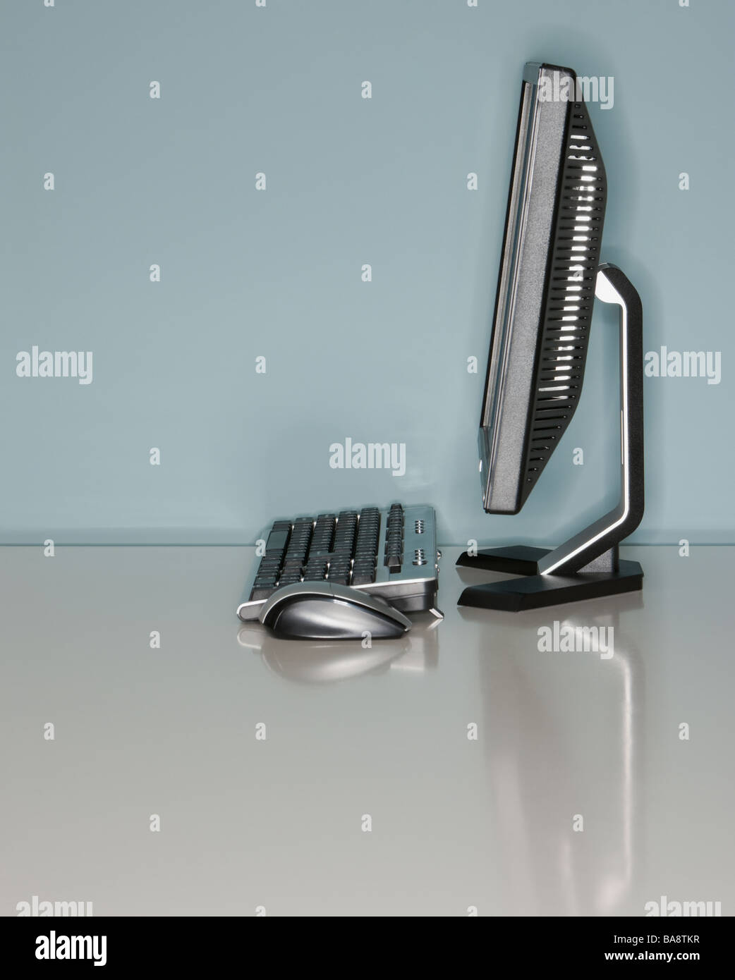 Ordinateur de bureau sur 24 Banque D'Images